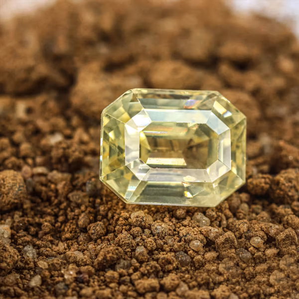 Natural Yellow Sapphire Gemstone